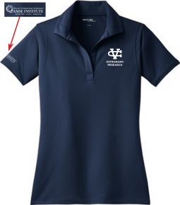 Ladies Micropique Polo, Astronomy Research, Navy